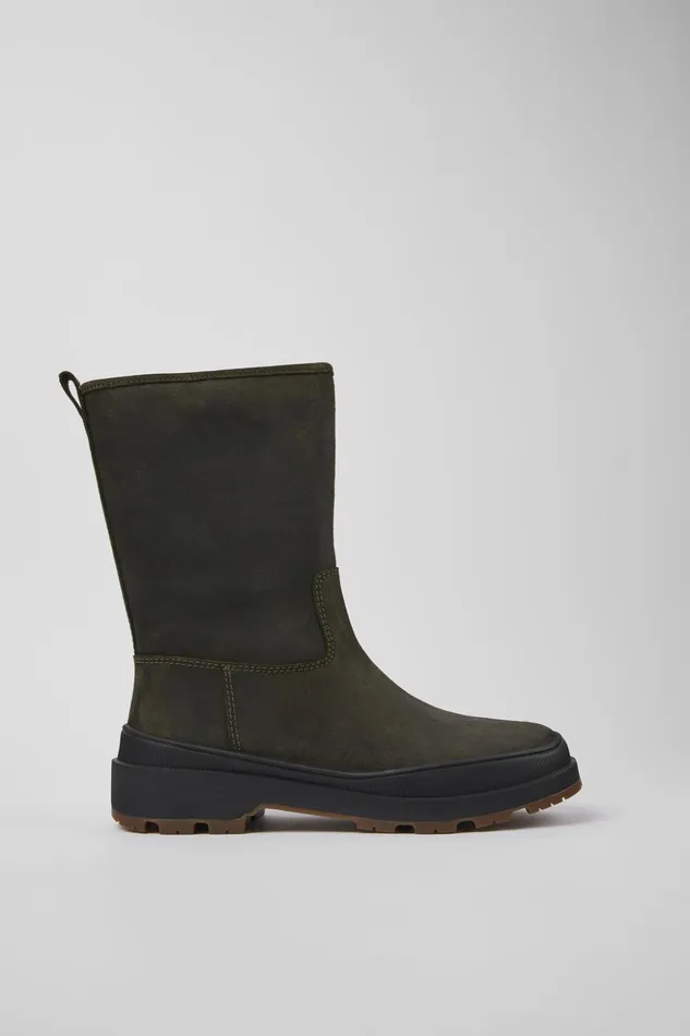 Women Brutus Trek MICHELIN Green Nubuck Boots Camper Boots Women Brutus Trek MICHELIN Green Nubuck Boots Camper Boots