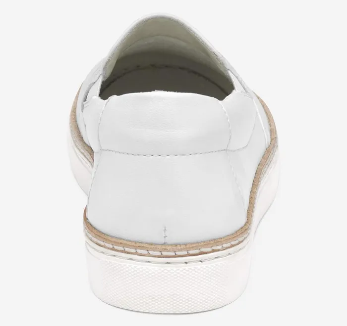 Women Callie DoubleGore SlipOn White Glove Leather JohnstonandMurphy Mules and Loafers Women Callie DoubleGore SlipOn White Glove Leather JohnstonandMurphy Mules and Loafers