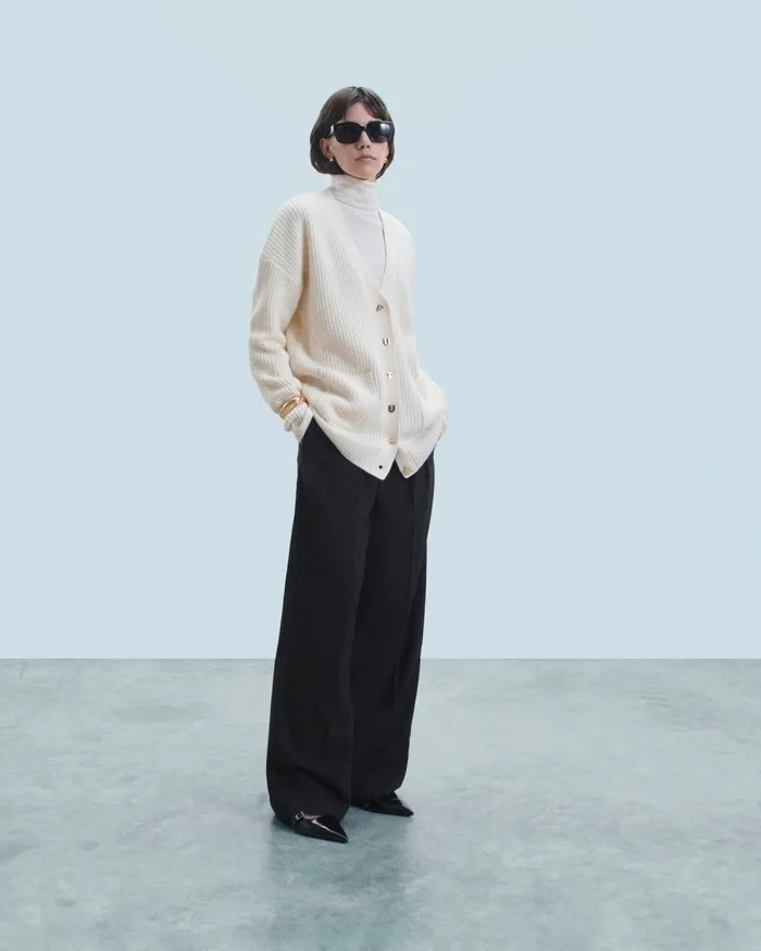 Women Cashmere Cardigans From Future Cardigan Sweater White