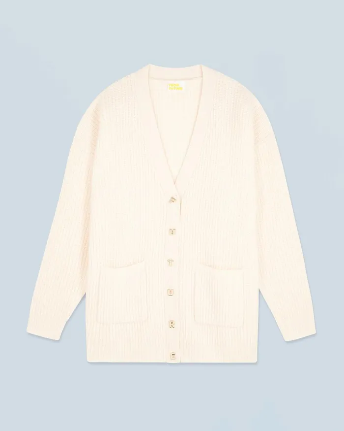 Women Cashmere Cardigans From Future Cardigan Sweater White