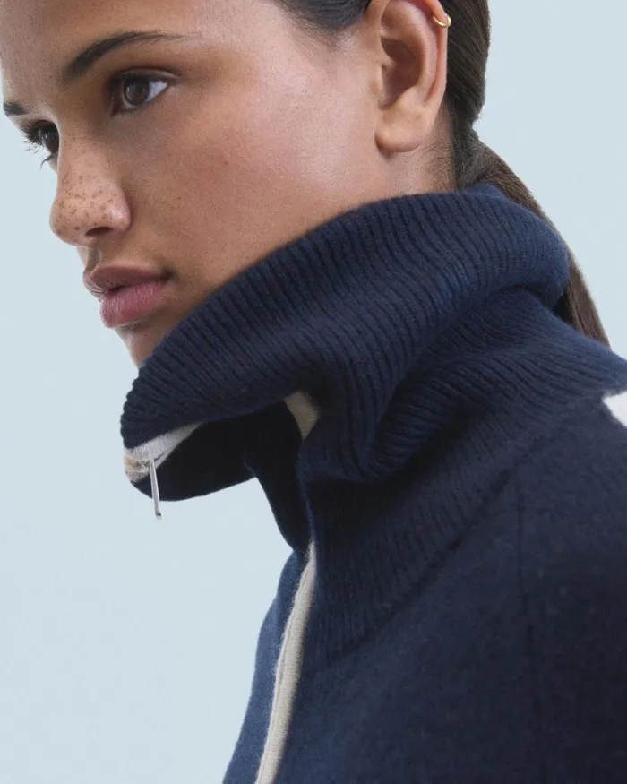 Women Cashmere Sweaters From Future Vest Navy