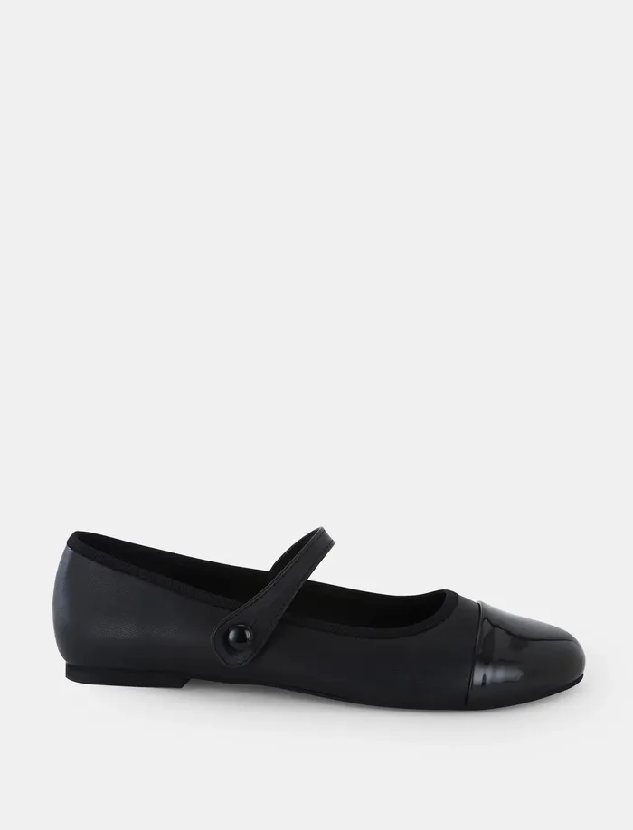 Women Casuals NOVO Shoes CALEN BLACK Ballet Flats