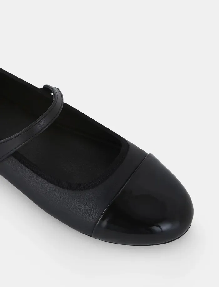 Women Casuals NOVO Shoes CALEN BLACK Ballet Flats