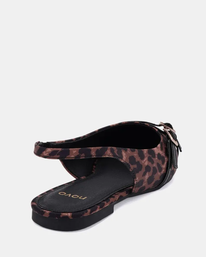 Women Casuals NOVO Shoes CORDOVA Leopard Ballet Flats