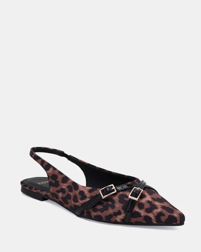 Women Casuals NOVO Shoes CORDOVA Leopard Ballet Flats