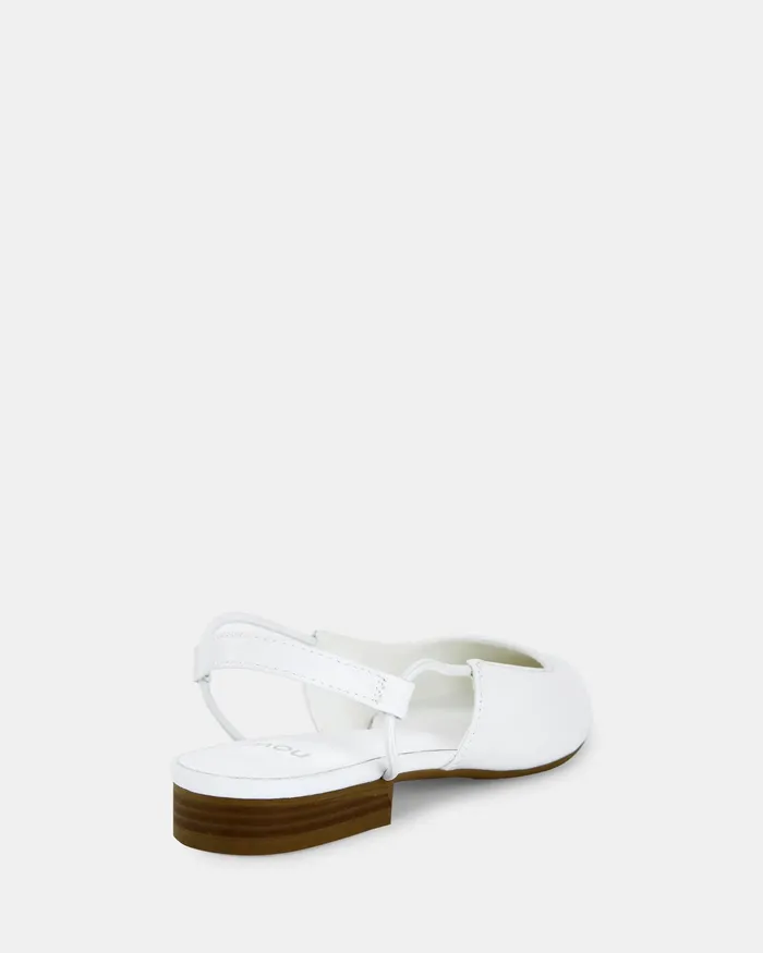 Women Casuals NOVO Shoes CROTONE WHITE Slip Ons