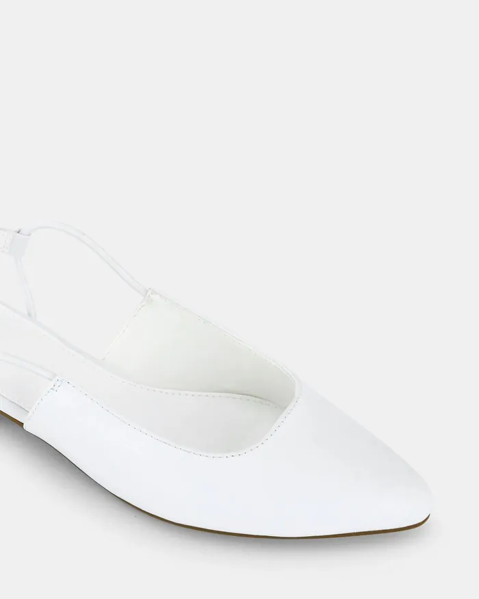 Women Casuals NOVO Shoes CROTONE WHITE Slip Ons