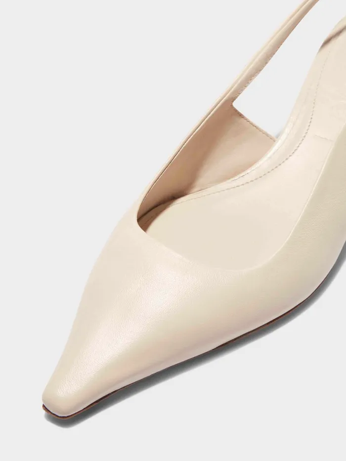 Women Catrina Leather Slingback Pumps Aeyde Slingbacks
