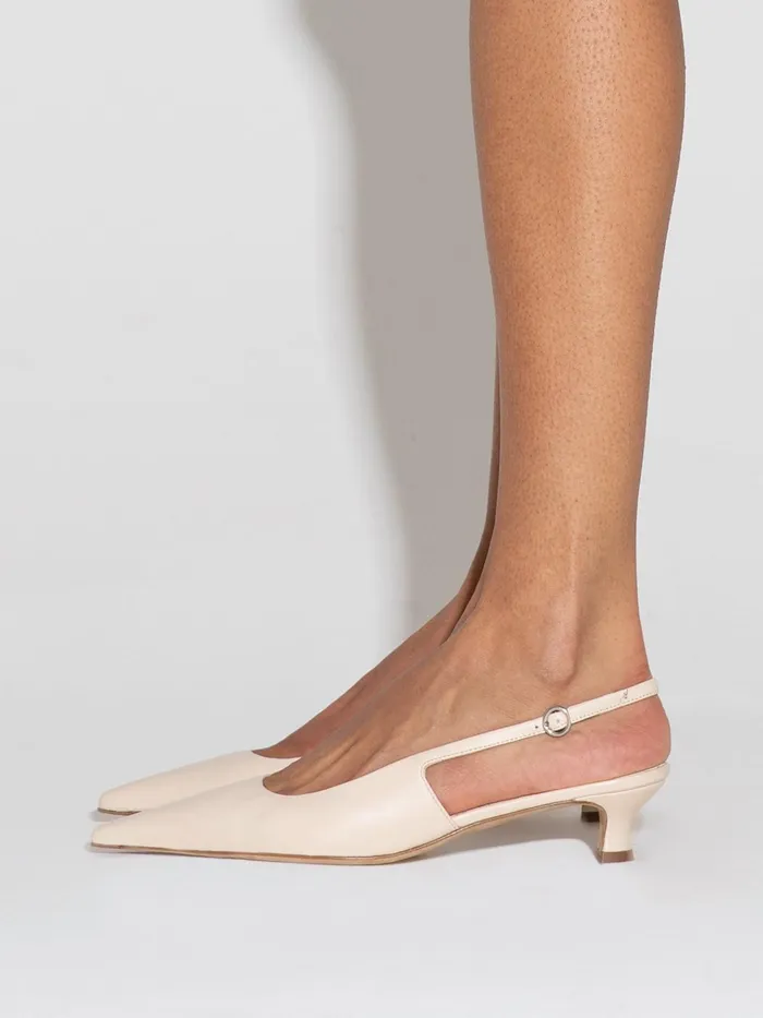 Women Catrina Leather Slingback Pumps Aeyde Slingbacks
