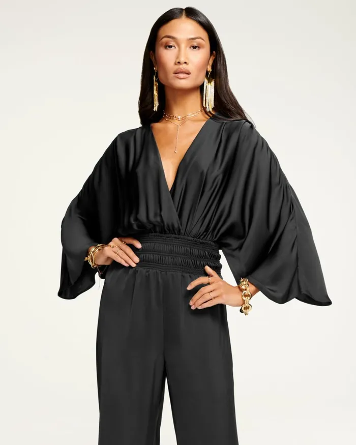 Women Cheri Wide Leg Jumpsuit Navy Ramy Brook Dresses Women Cheri Wide Leg Jumpsuit Navy Ramy Brook Dresses