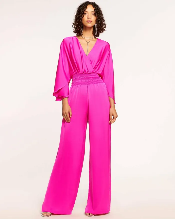 Women Cheri Wide Leg Jumpsuit Navy Ramy Brook Dresses Women Cheri Wide Leg Jumpsuit Navy Ramy Brook Dresses