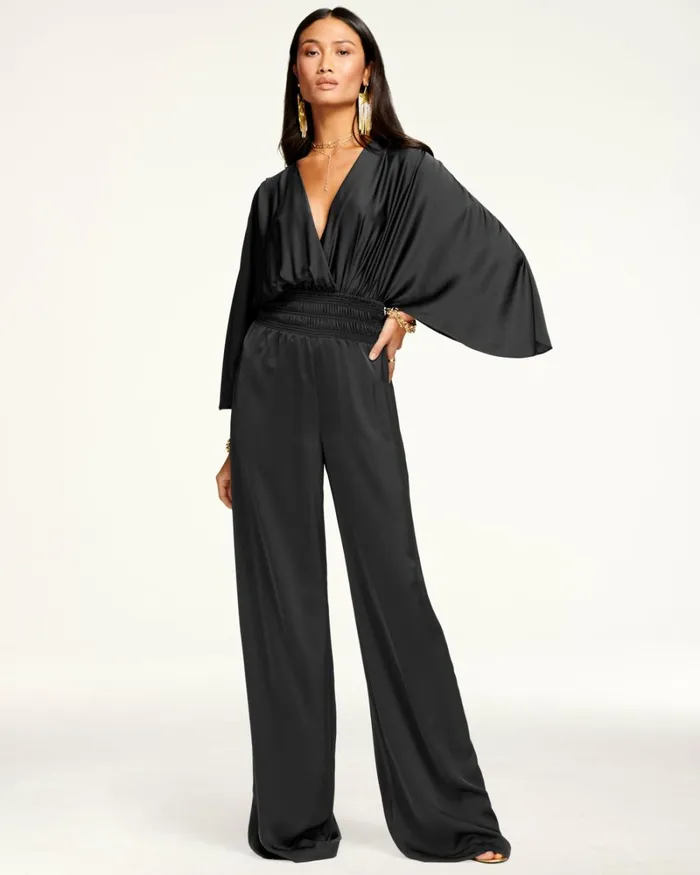 Women Cheri Wide Leg Jumpsuit Navy Ramy Brook Dresses Women Cheri Wide Leg Jumpsuit Navy Ramy Brook Dresses