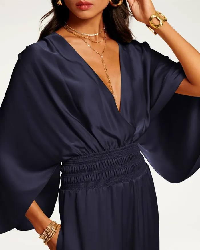 Women Cheri Wide Leg Jumpsuit Navy Ramy Brook Dresses Women Cheri Wide Leg Jumpsuit Navy Ramy Brook Dresses