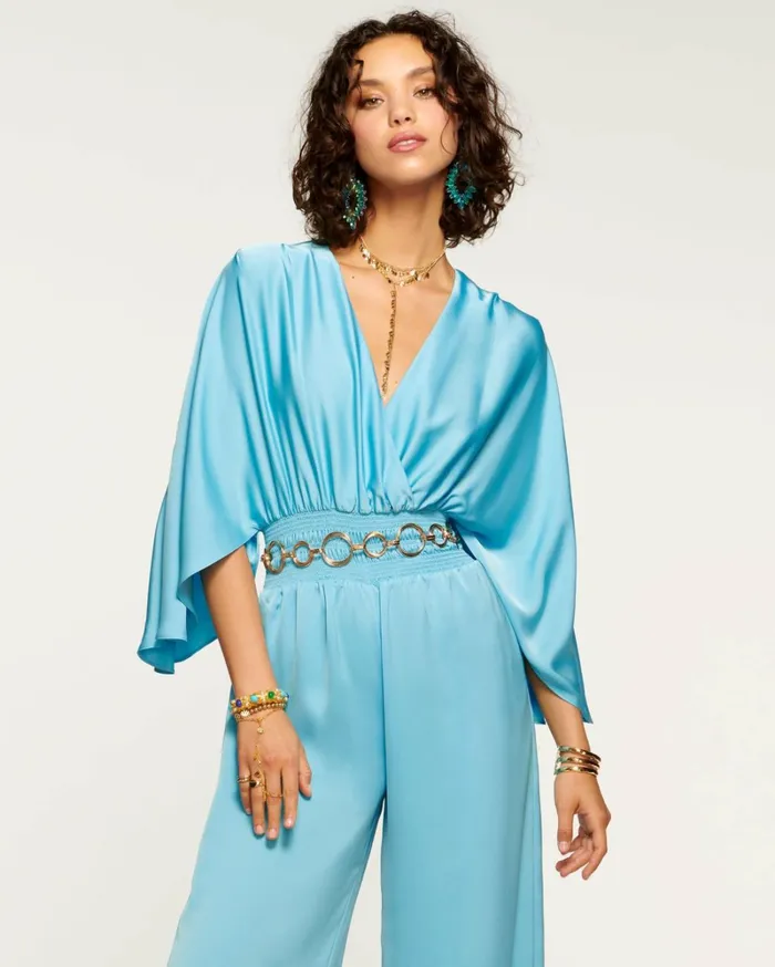 Women Cheri Wide Leg Jumpsuit Navy Ramy Brook Dresses Women Cheri Wide Leg Jumpsuit Navy Ramy Brook Dresses
