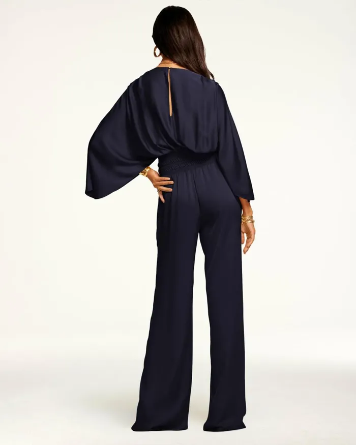 Women Cheri Wide Leg Jumpsuit Navy Ramy Brook Dresses Women Cheri Wide Leg Jumpsuit Navy Ramy Brook Dresses