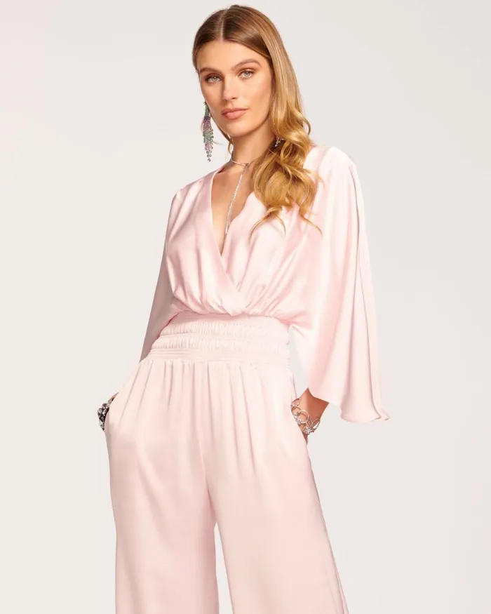 Women Cheri Wide Leg Jumpsuit Navy Ramy Brook Dresses Women Cheri Wide Leg Jumpsuit Navy Ramy Brook Dresses