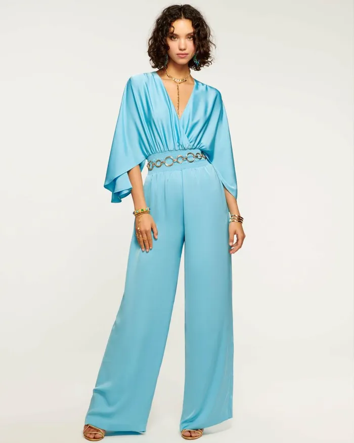 Women Cheri Wide Leg Jumpsuit Navy Ramy Brook Dresses Women Cheri Wide Leg Jumpsuit Navy Ramy Brook Dresses