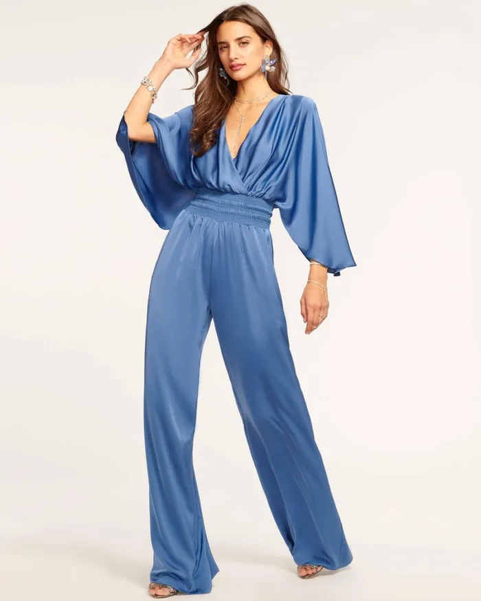 Women Cheri Wide Leg Jumpsuit Navy Ramy Brook Dresses Women Cheri Wide Leg Jumpsuit Navy Ramy Brook Dresses