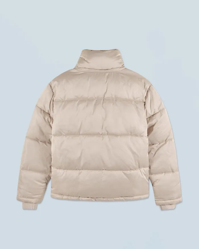Women Coats and Jackets From Future Outerwear Down Jacket With Cashmere Lining Sand