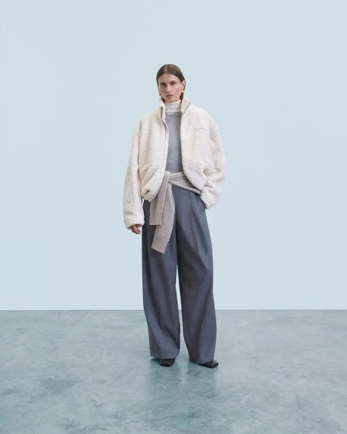 Women Coats and Jackets From Future Sherpa Jacket White