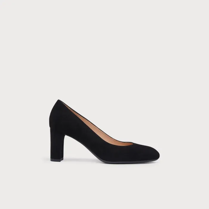 Women Court Shoes LKBennett Winola Black Suede Courts Black