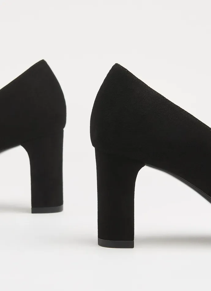 Women Court Shoes LKBennett Winola Black Suede Courts Black Women Court Shoes LKBennett Winola Black Suede Courts Black
