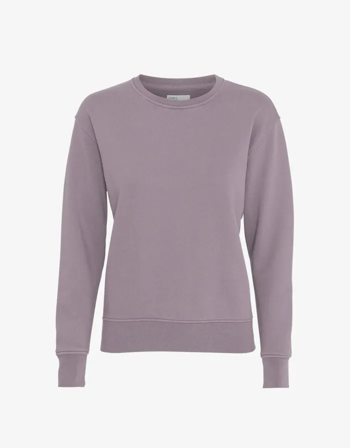 Women Crewneck Sweatshirts Colorful Standard Women Classic Organic Crew Purple Haze Women Crewneck Sweatshirts Colorful Standard Women Classic Organic Crew Purple Haze