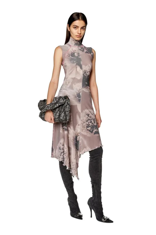 Women DRibelL1 Lilac Diesel Dresses And Jumpsuits