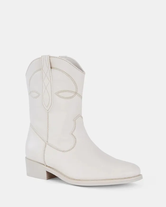 Women DAIGON CREAM Ankle Boots Ankle Boots NOVO Shoes