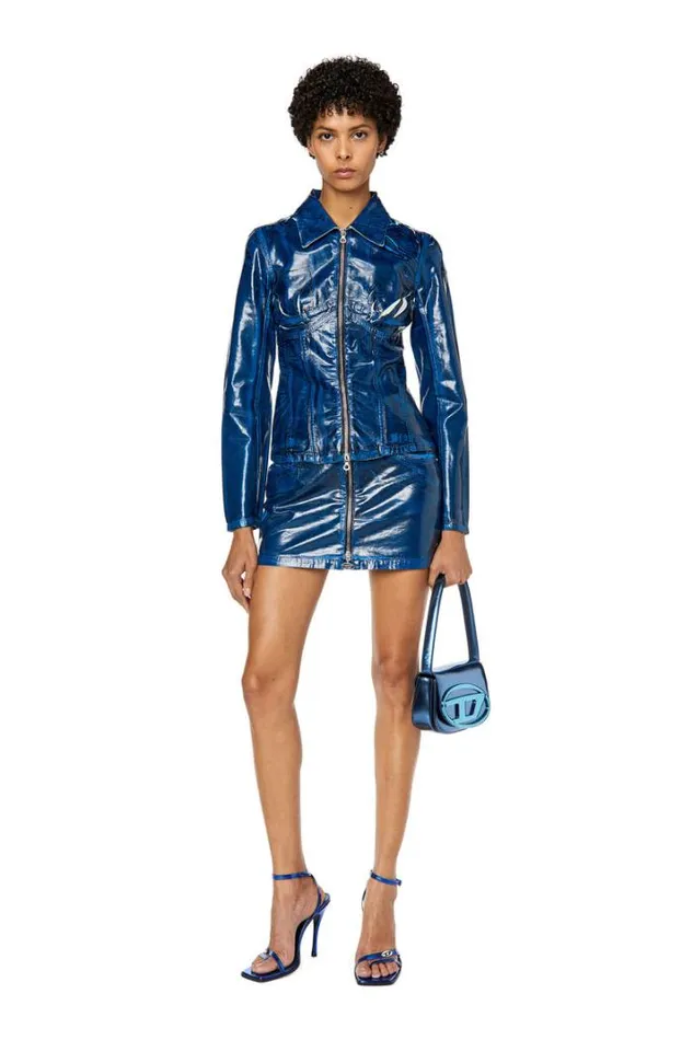 Women DeMillyFsc Dark Blue Diesel Outerwear And Jackets