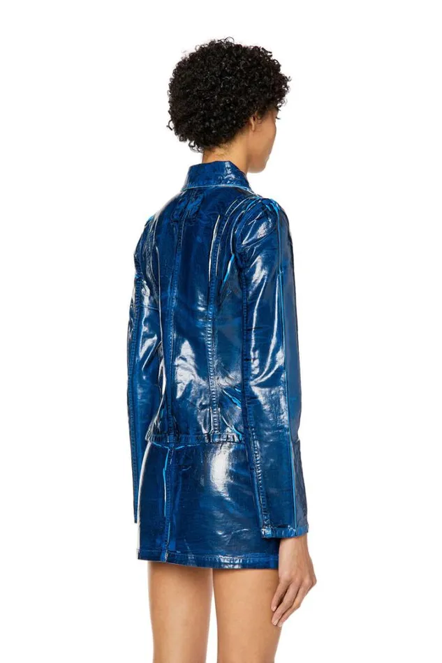 Women DeMillyFsc Dark Blue Diesel Outerwear And Jackets Women DeMillyFsc Dark Blue Diesel Outerwear And Jackets