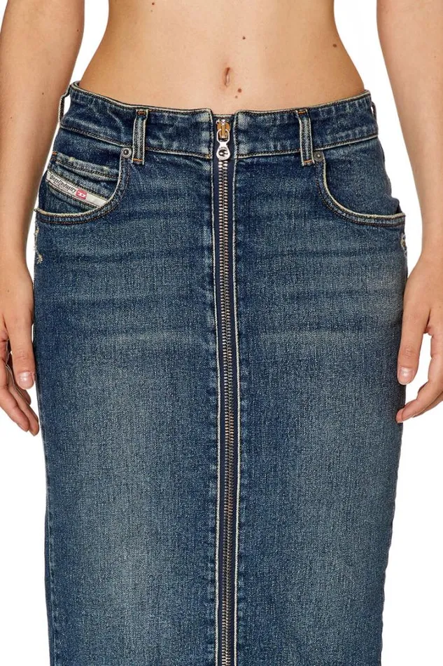 Women DePencilZ Dark Blue Diesel Skirts Women DePencilZ Dark Blue Diesel Skirts