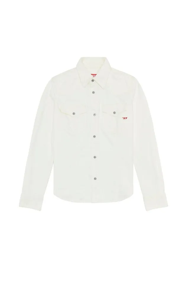 Women DeWaves White Diesel Shirts Women DeWaves White Diesel Shirts