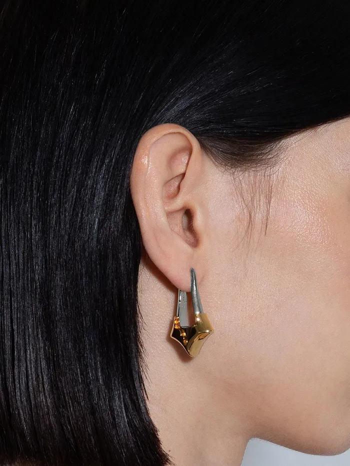 Women Delilah 18kt Gold And PalladiumPlated Earrings Aeyde Earrings