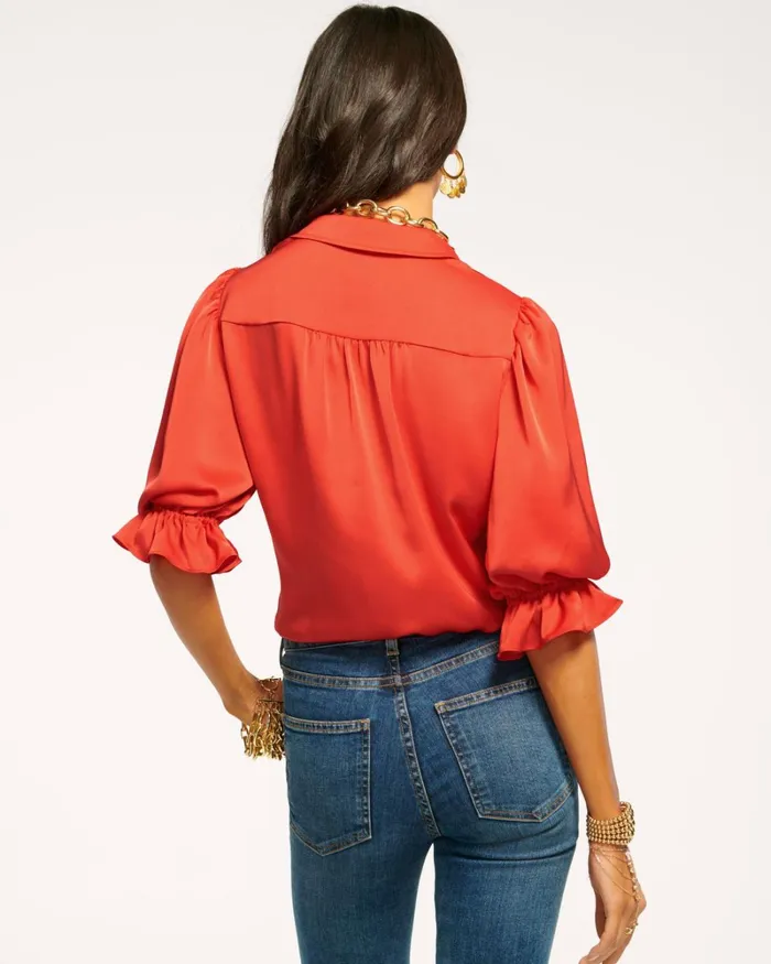 Women Dina Button Down Bodysuit Spruce Ramy Brook Tops Women Dina Button Down Bodysuit Spruce Ramy Brook Tops