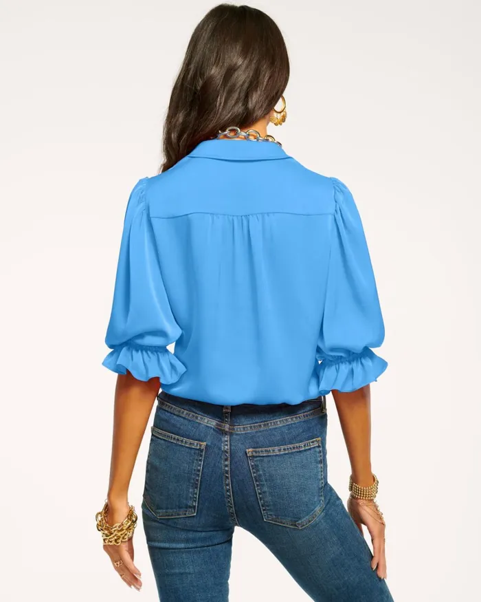 Women Dina Button Down Bodysuit Spruce Ramy Brook Tops Women Dina Button Down Bodysuit Spruce Ramy Brook Tops
