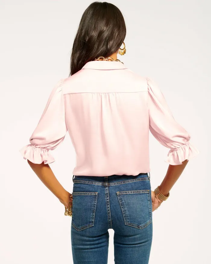 Women Dina Button Down Bodysuit Spruce Ramy Brook Tops Women Dina Button Down Bodysuit Spruce Ramy Brook Tops