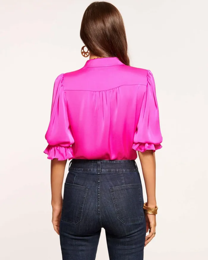 Women Dina Button Down Bodysuit Spruce Ramy Brook Tops Women Dina Button Down Bodysuit Spruce Ramy Brook Tops
