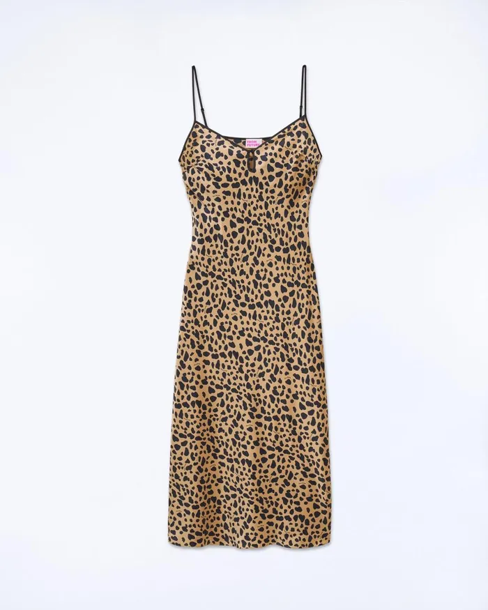 Women Dresses and Jumpsuits From Future Giula Long Strap Dress Natural Animal