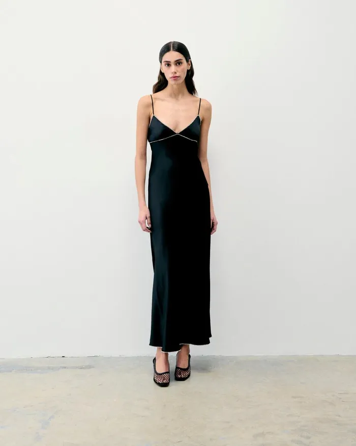 Women Dresses and Jumpsuits From Future Tess Long Strap Dress Black
