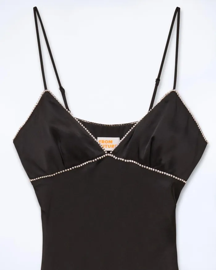 Women Dresses and Jumpsuits From Future Tess Long Strap Dress Black