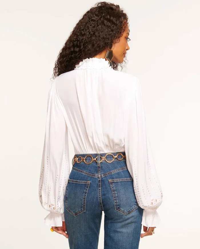 Women Eleanor Embellished Blouse Ivory Ramy Brook Tops Women Eleanor Embellished Blouse Ivory Ramy Brook Tops