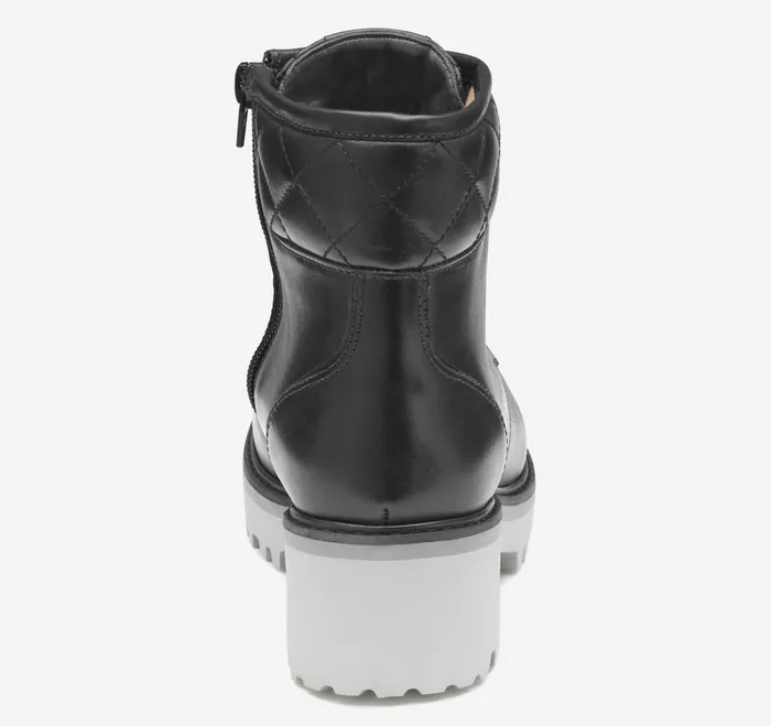 Women Emmalynn Quilted Hiker Boot Black Glove Leather JohnstonandMurphy Boots and Booties Women Emmalynn Quilted Hiker Boot Black Glove Leather JohnstonandMurphy Boots and Booties