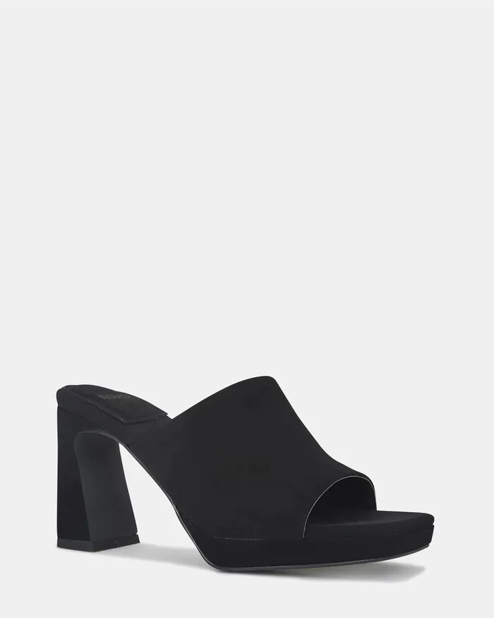 Women FALLAN BLACK Peep Toes NOVO Shoes