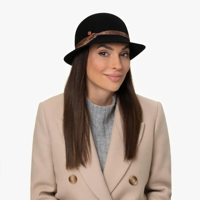 Women Felt Hats Mayser Mia Soft Wool Cloche Hat Light Gray Women Felt Hats Mayser Mia Soft Wool Cloche Hat Light Gray