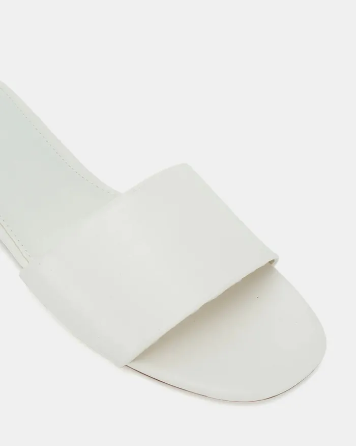 Women Flat Sandals NOVO Shoes SADELLA WHITE Sandals