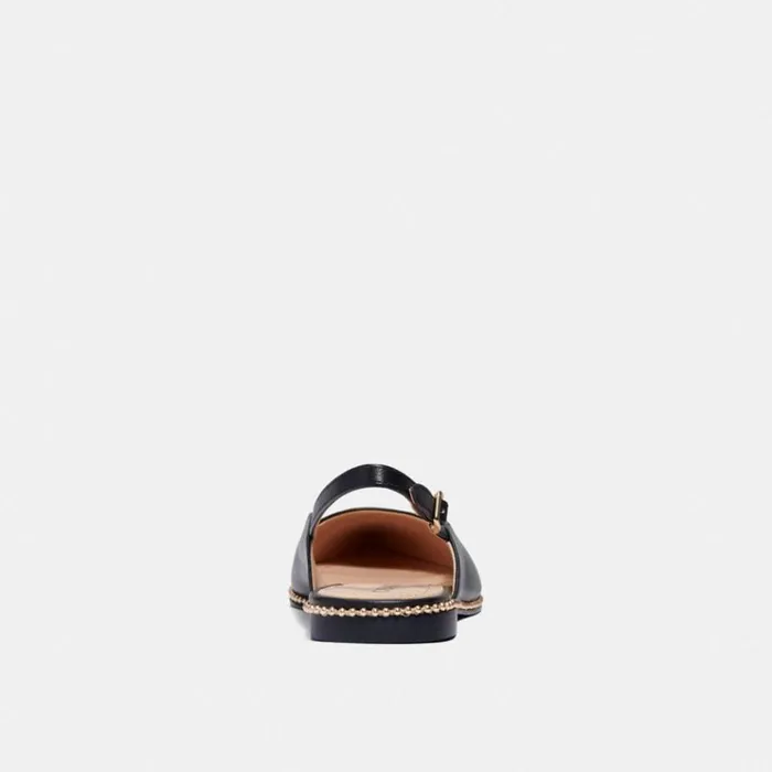 Women Flats and Loafers Coach Vae Skimmer Black Women Flats and Loafers Coach Vae Skimmer Black