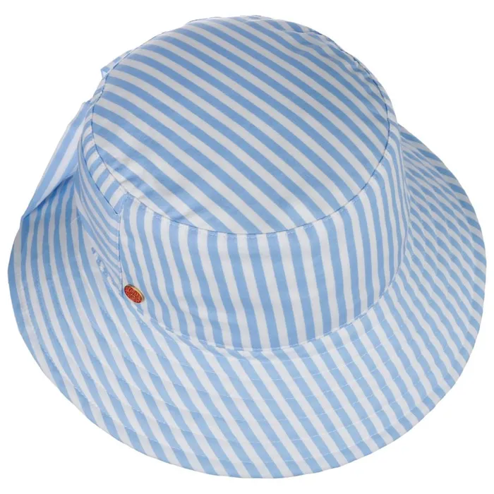 Women Floppy Hats Mayser Malu Stripes Reversible Hat Light Blue Women Floppy Hats Mayser Malu Stripes Reversible Hat Light Blue