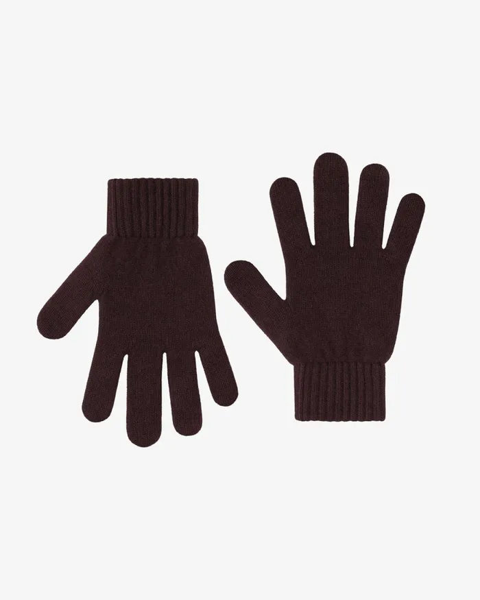Women Gloves Colorful Standard Merino Wool Gloves Oxblood Red