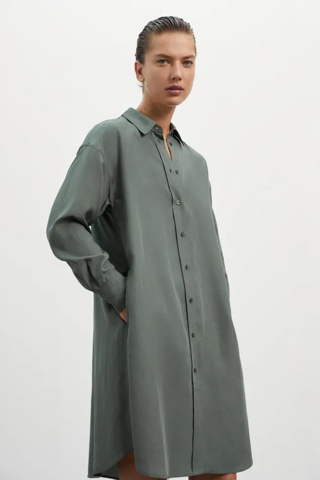 Women Green Topaz Dress Ecoalf Dresses